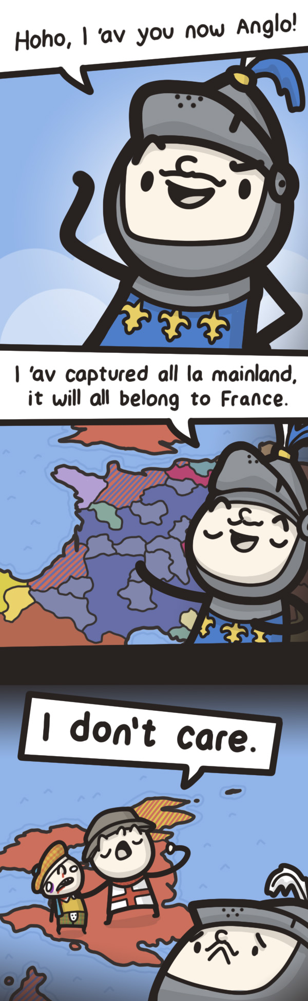 War with france means war with scotland