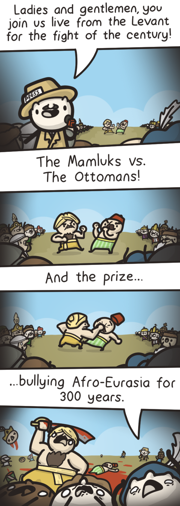 Or they just go crazy in the pontic steppes