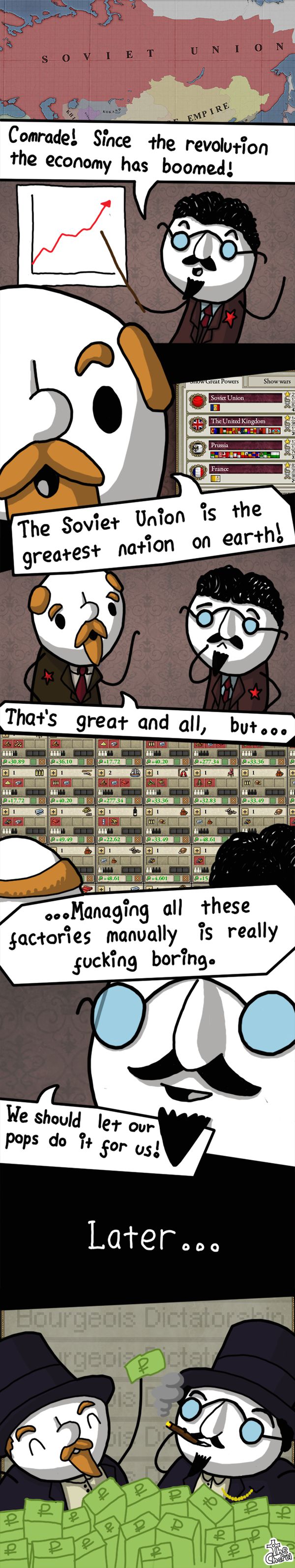 Gulag time for Lenny and Trotters.