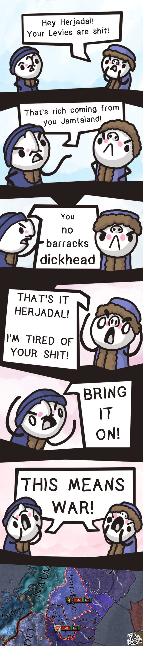 The lesser known 100 year war.