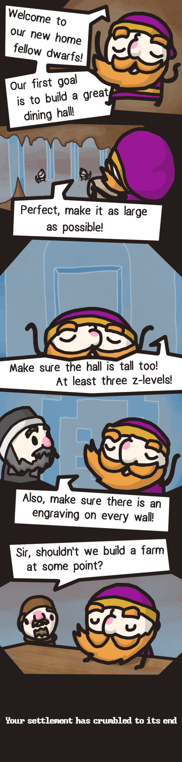 A fortress without a huge hall is no fort at all