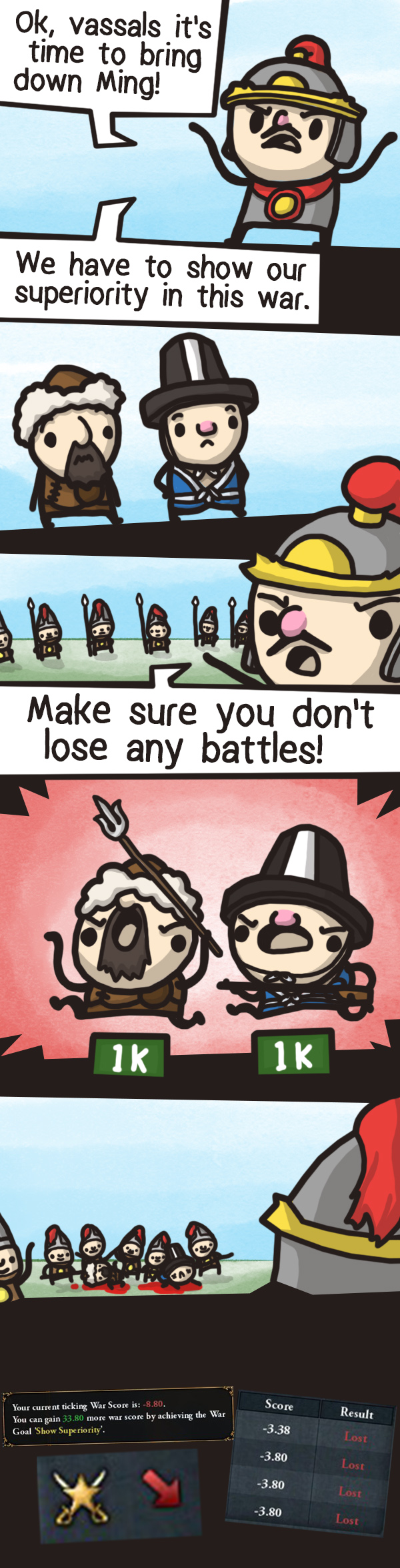Send your 1k stacks at the enemy, and your 20k stack into the mountains to attrition to death.